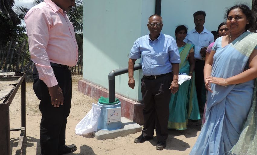 Opening Ceremony for Rainwater Harvesting System in Madduvilnadu G.T.M.S