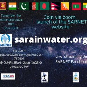 South Asia Rainwater Harvesting Network (SARNET) launches the website taking on the theme of this year’s international water day “valuing water.”
