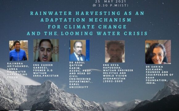 SARNET VI webinar highlights the importance of refining the traditional rainwater harvesting technologies to address the growing demand for water SARNET VI webinar highlights the importance of refining the traditional rainwater harvesting technologies to address the growing demand for water