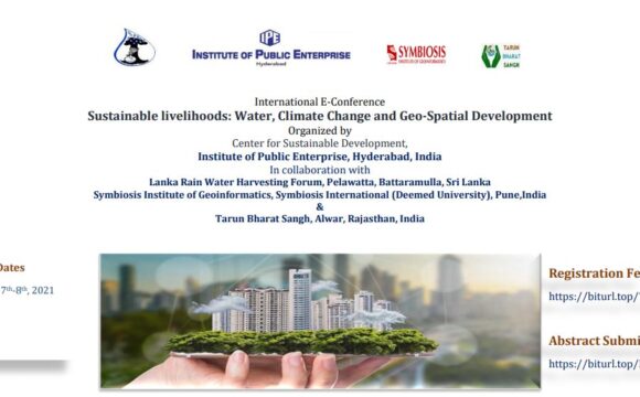 International E-Conference  Sustainable livelihoods: Water, Climate Change and Geo-Spatial Development