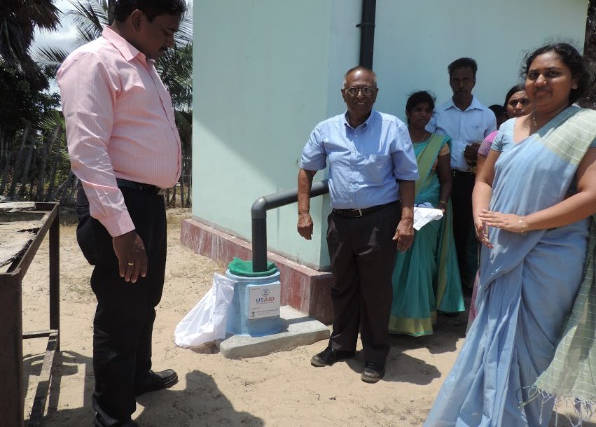 Opening Ceremony for Rainwater Harvesting System in Madduvilnadu G.T.M.S