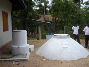 20 m3 partial underground tank at Veerachcholi Vidayala, Samanthurai