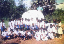 Demonstration RWH tank (VA 04) at Kalimakal Vidyalaya, Unit 06, Pavatkulum, Vavuniya