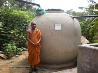 RWH constructed at Sri Sangharamaya Temple