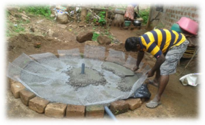 Household RWHS construction work (Badulla District)