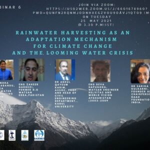 SARNET VI webinar highlights the importance of refining the traditional rainwater harvesting technologies to address the growing demand for water